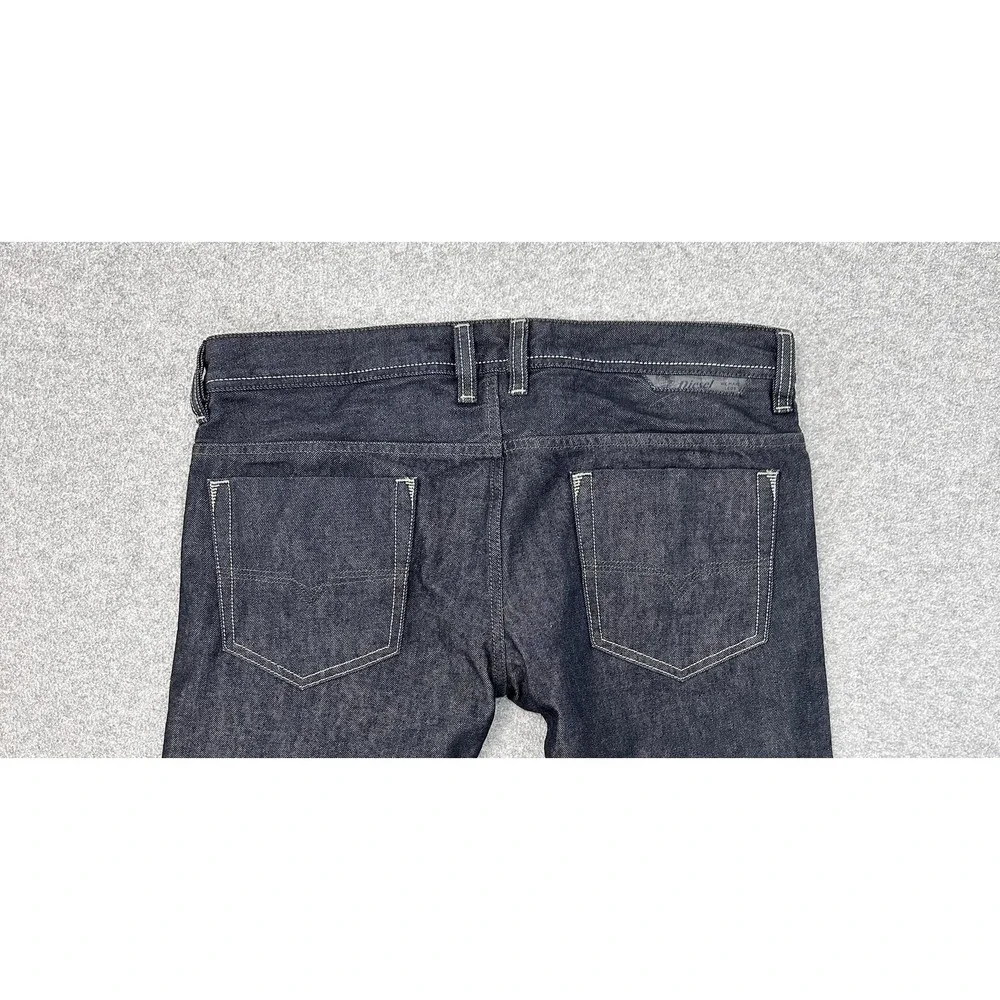 Diesel Safado Regular‎ Slim Straight Jeans Mens 34x34 Wash 008Z8 Selvedge Denim